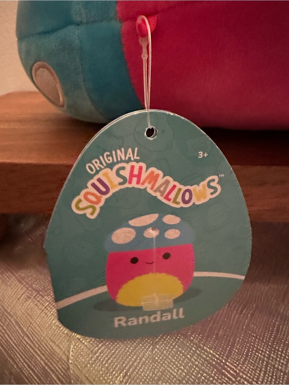 Squishmallows Randall Plush - Blue & Pink